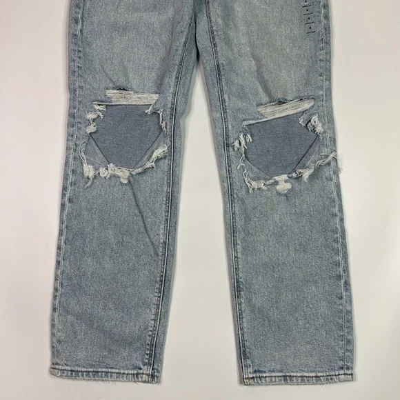 American Eagle Super High Rise Ankle Straight Jeans Size 4 - Picture 3 of 12
